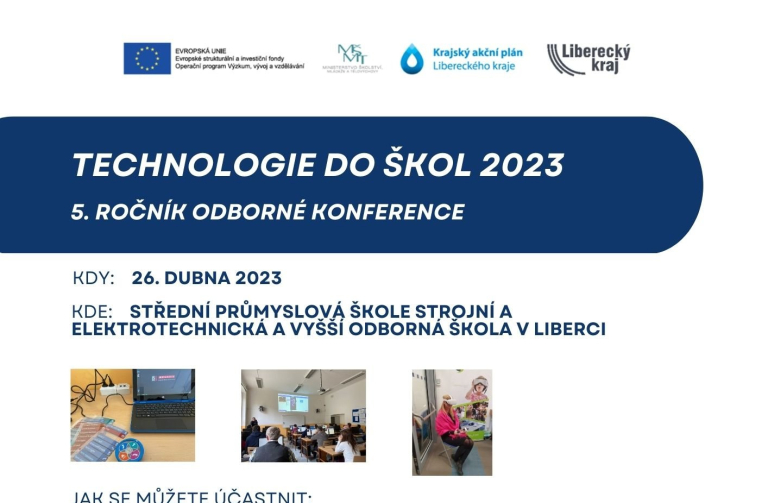 Technologie do škol 2023 leták